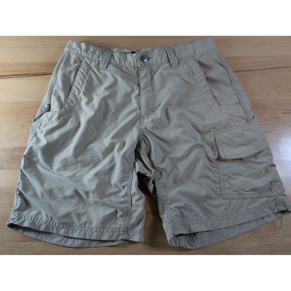 Mountain Khaki Men’s Shorts 30 Granite Creek Cargo Hiking Shorts Beige